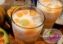 Iced Melon Milk Balls Recipe