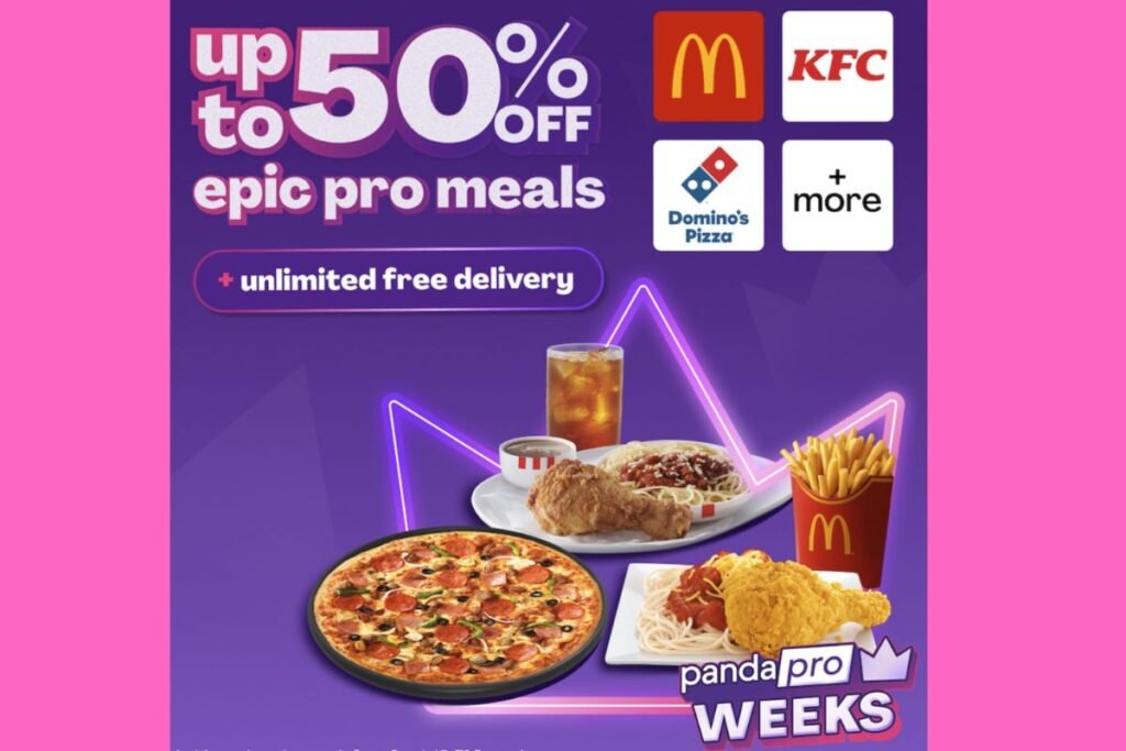 foodpanda PRO Weeks Offers Up to 50_ Off on Pro Meals 