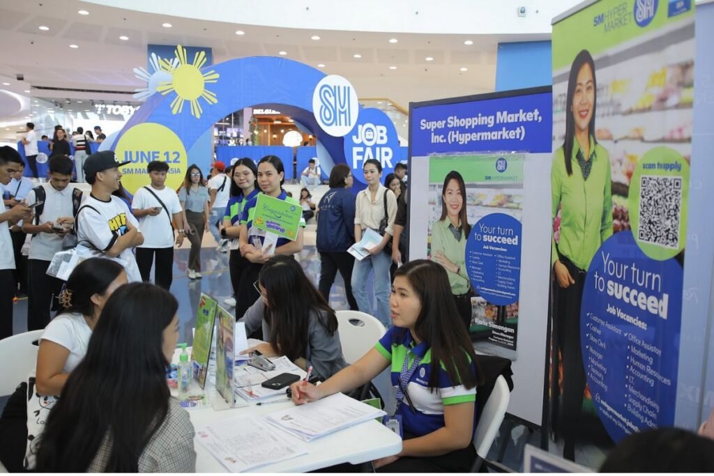 Face-to-face with opportunity as job seekers confidently take part in interviews with top employers at the SM Job Fair.