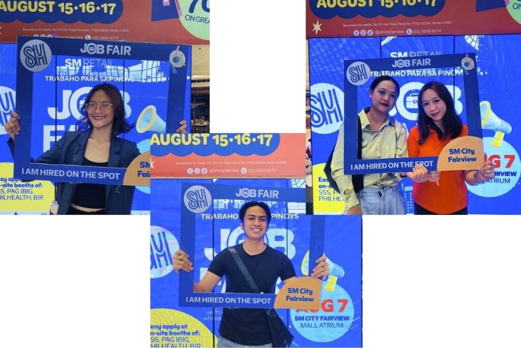 On-the-spot hiring – happy jobseekers walk away with job offers in hand, proving that SM Job Fairs are more than events — they’re gateways to livelihood.