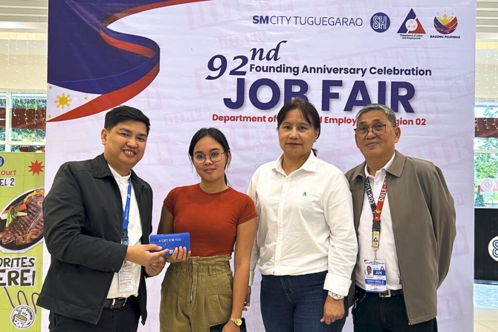 SM–DOLE Job Fair program celebrated its 30,000th hired-on-the-spot at SM City Tuguegarao